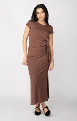 Aurora Knotted Dress (Cocoa)