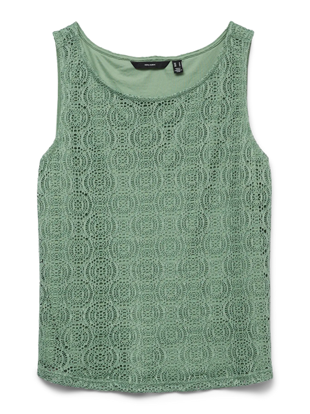 Maya Lace Tank (Hedge Green)