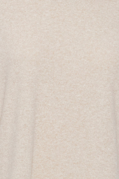 Yose Oatmeal Melange Top