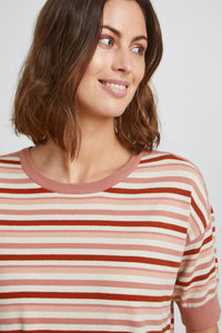Farah Misty Rose Stripe Pullover