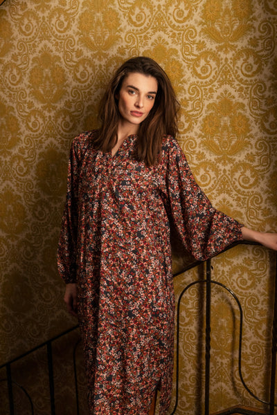 Risa Fig Mix Floral Dress
