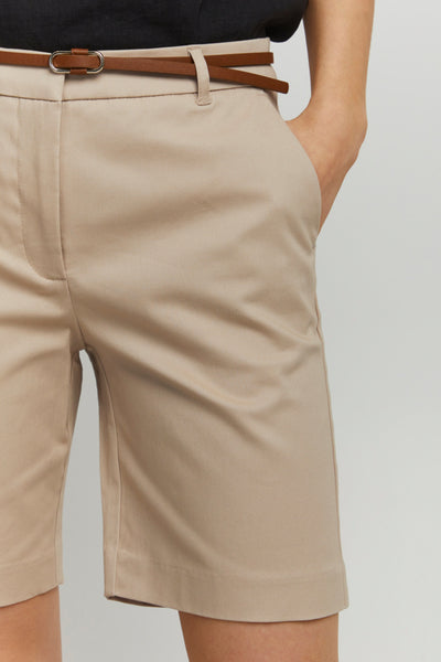 Daya Cotton Shorts with Belt - 3 Colour Options