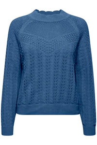 Yolga Knit Sweater (Stonewash Blue)