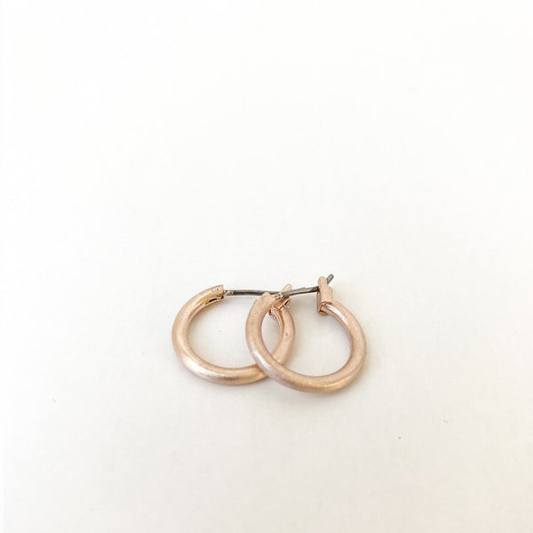 Jenna Shiny Hoops - 3 Colour Options