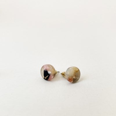 Hanna Resin Stud Earrings - 6 Color Options