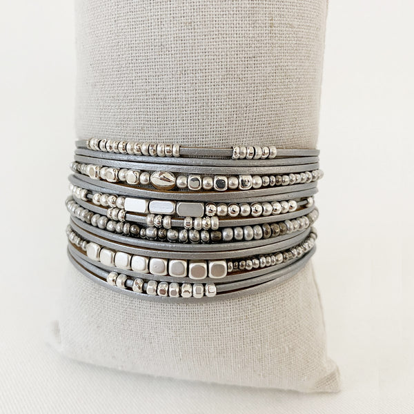 Lacey Magnetic Clasp Bracelet - 4 Colour Options