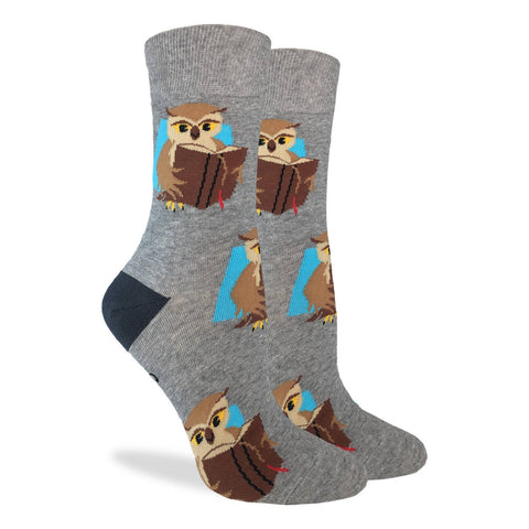 Book Owl Good Luck Socks