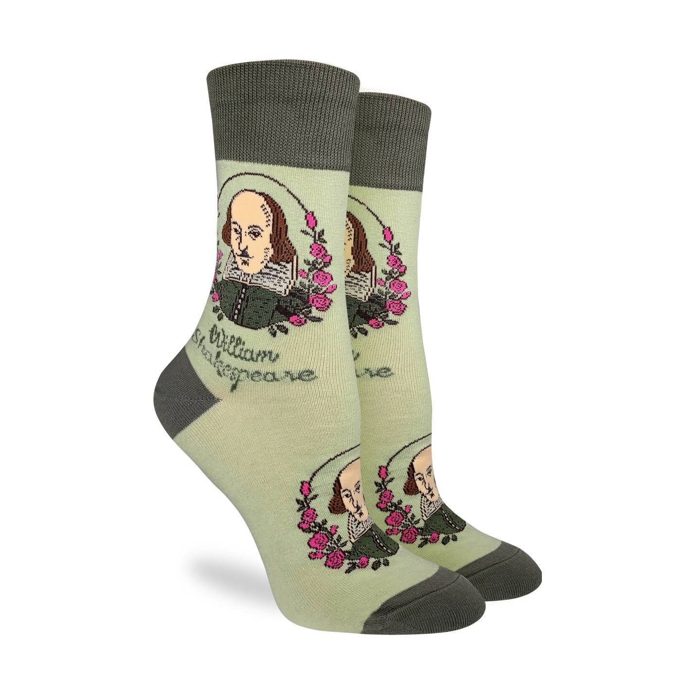 William Shakespeare Good Luck Socks