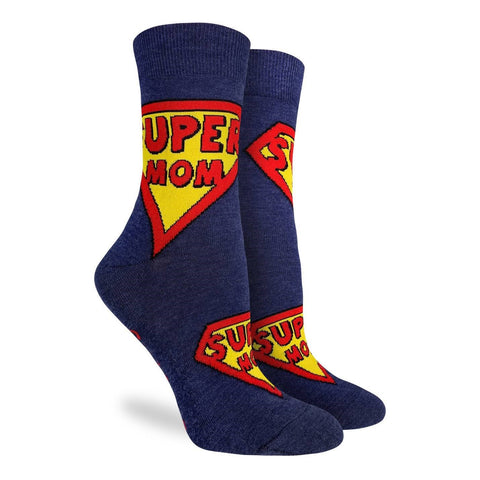 Super Mom Good Luck Socks