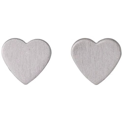 Vivi Heart Plated Earrings - 3 Colour Options