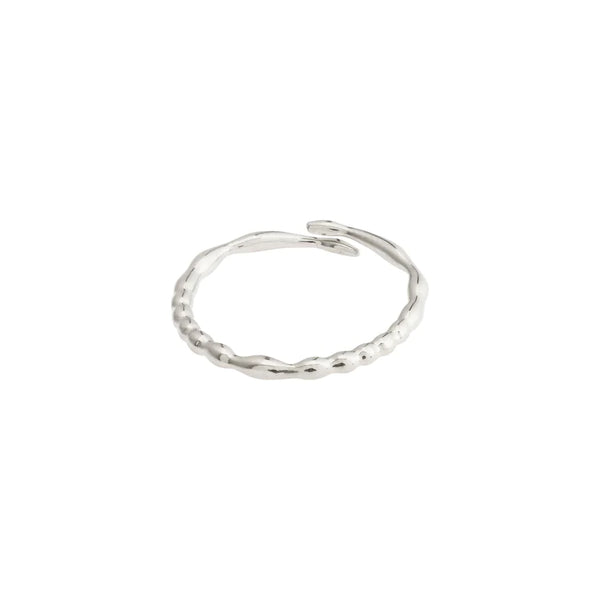 Lulu Stack Plated Adjustable Ring - 2 Colour Options