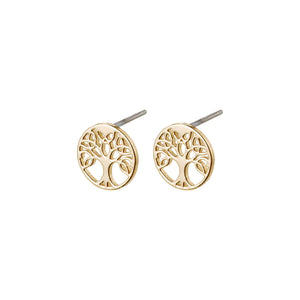 Georgina Plated Tree Studs  - 2 Colour Options