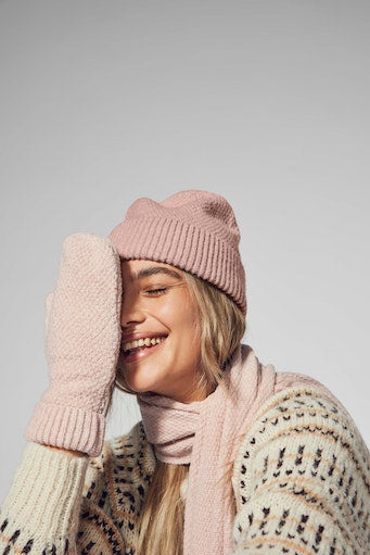Anelise Lurex Knit Beanie - 3 Colour Options