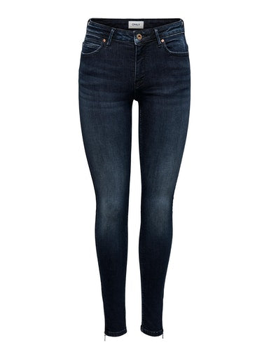 Kendall Dark Wash Ankle Zip Skinny Jeans - 2 Lengths