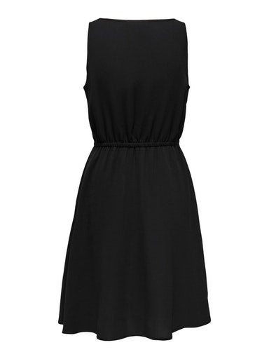 Sara Nova High Low Dress (Black)