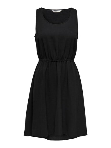 Sara Nova High Low Dress (Black)