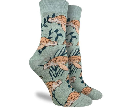 Sea Turtle Good Luck Socks