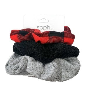 Sophi 3 Pack Fall Scrunchies