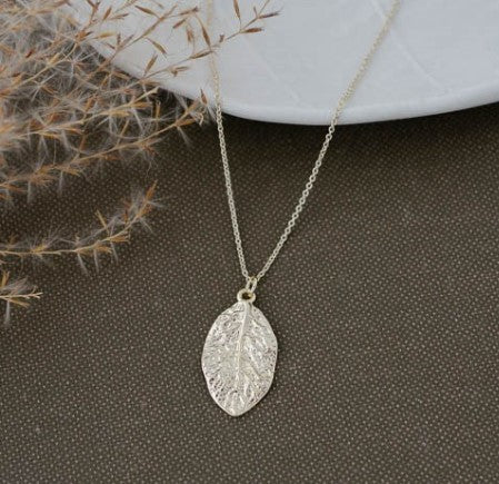 Elm Leaf Necklace - 2 Colour Options