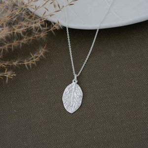 Elm Leaf Necklace - 2 Colour Options