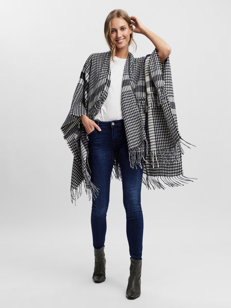 Tabia Fringe Poncho