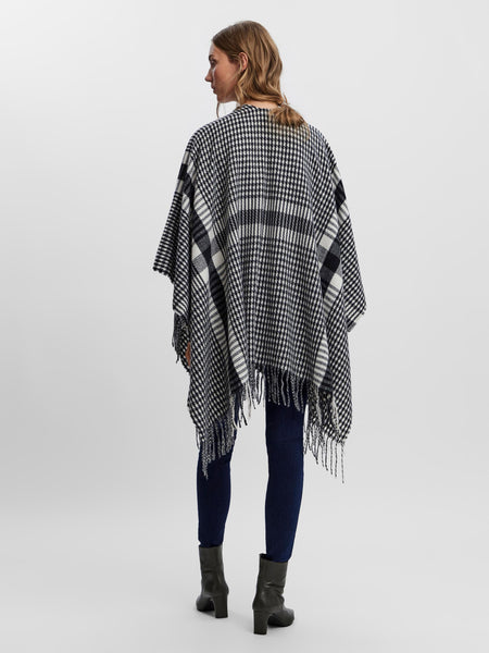 Tabia Fringe Poncho