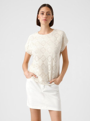 Mayra Lace Overlay Top - 3 Colour Options
