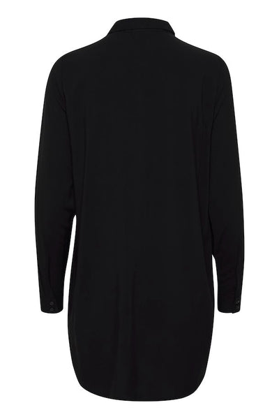 Nami Button Down Long Shirt - 2 Colour Options