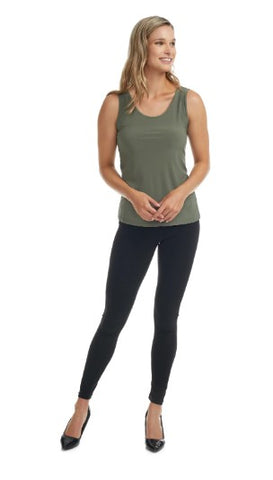 Phoebe Shell Tank (Olive)