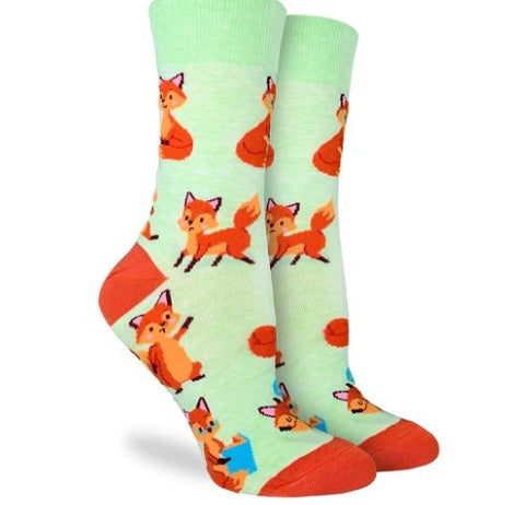 Cute Foxes Good Luck Socks