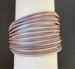 Lilah Magnetic Clasp Multistrand Bracelet - 2 Colour Options