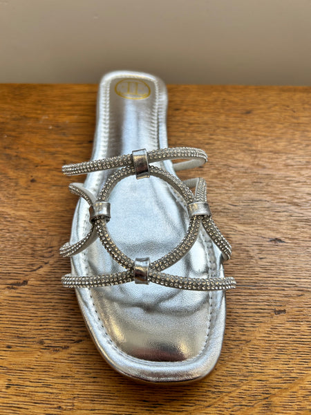 Stella Sparkle Slip On Sandal - 2 Colour Options