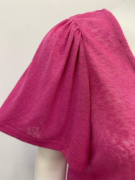 Sakia Flutter Sleeve Knit Top - 2 Colour Options