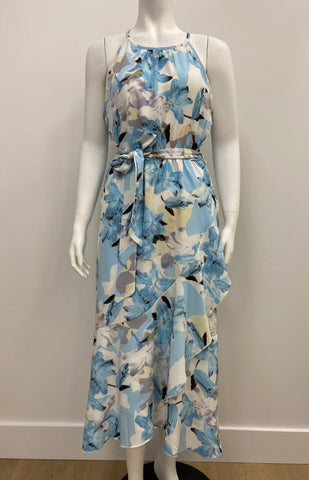 Kory Blue Floral Maxi Dress