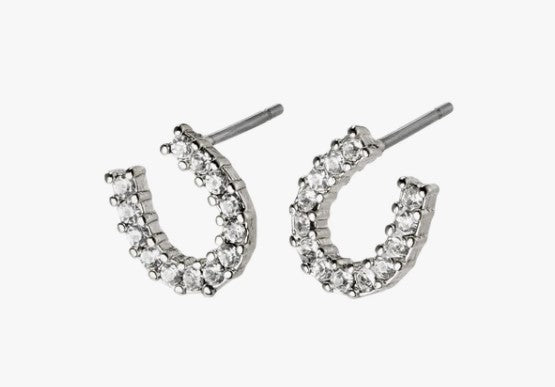 Leanna Good Luck Plated Crystal Earrings - 2 Colour Options