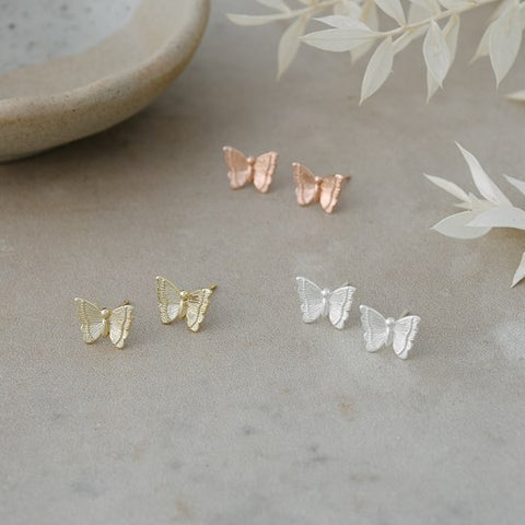 Mariposa Butterfly Studs - 3 Colour Options