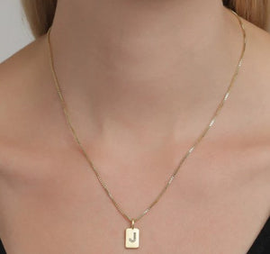 Nancy 45cm Chain Plated Recycled Necklace - 2 Colour Options