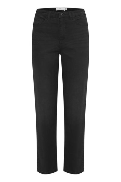 Raven Ankle Washed Black Denim Jean