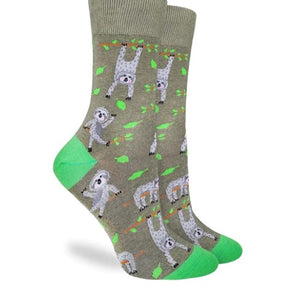 Sloths Hanging Out Good Luck Socks