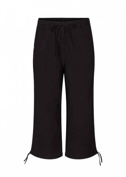 Cissie Cotton Capri (Black)