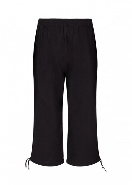 Cissie Cotton Capri (Black)