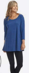 Tara Scoop Tunic (Denim Blue)