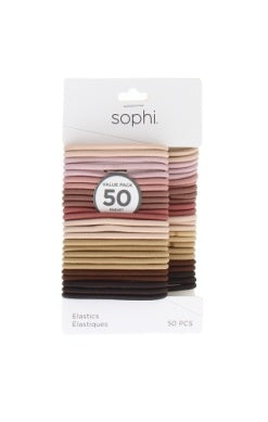 Neutral Hair Elastics - 50 Pack
